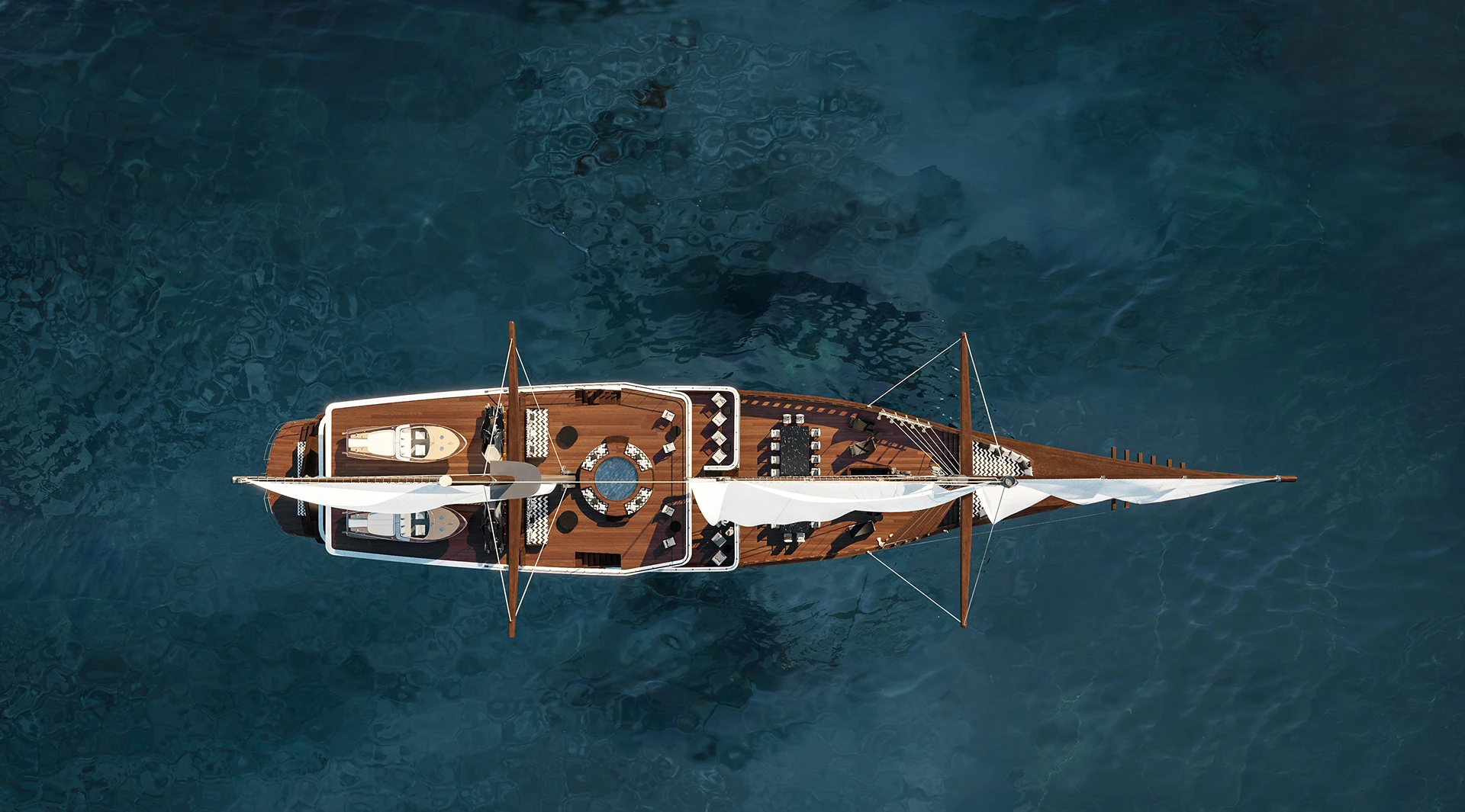 Yacht Top View